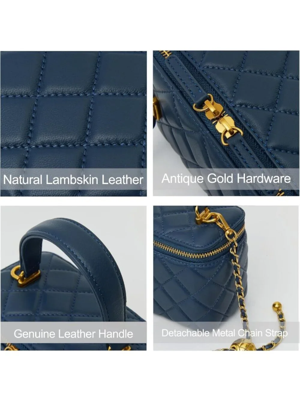 Stylish Mini Leather Crossbody Purse for Women | Chic Top Handle Box Bag